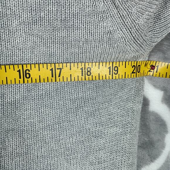 MG Black Label Sweater Jacket Men Size Small Gray Quilted Knit Button Zip - Picture 6 of 9